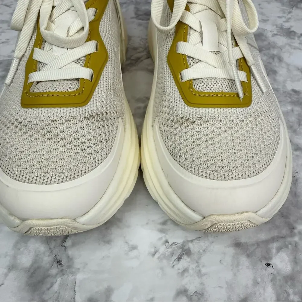 VIONIC Women’s Sz 8.5 Walk Max Sneaker Cream/Tangerine Tango Comfortable Mesh
